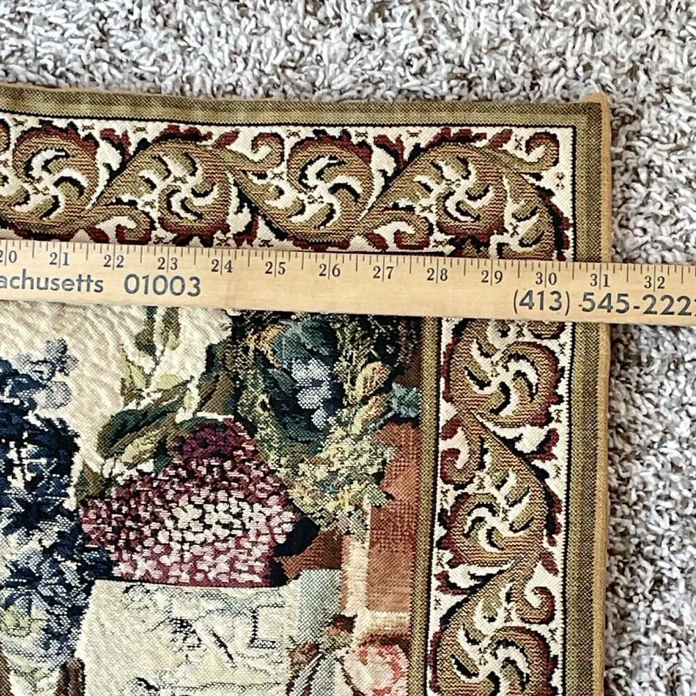 Corona Decor Co. 31”x26.5” Rug Woven Wall Hanging Tapestry #2724 Made in USA